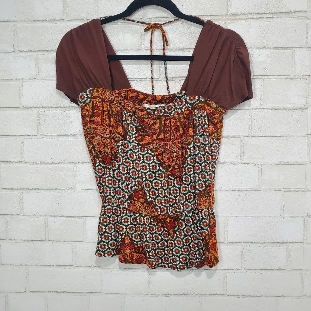 Charlotte Russe cute‎ short sleeve blouse